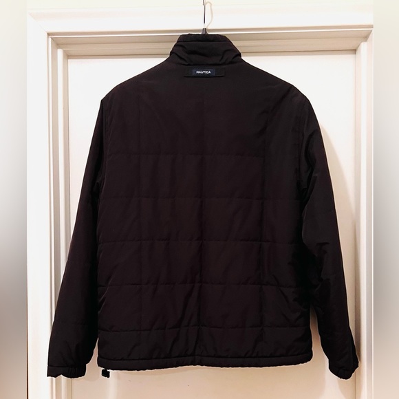 Men's Nautica Black Quilted Puffer Jacket - Picture 2 of 4